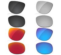 LenzReborn Polarized Lens Replacement Compatible with Ray-Ban RB4147-60 Sunglass - Dark Black+Silver Grey+Fire Red+Ice Blue