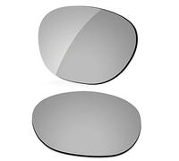 LenzReborn Polarized Lens Replacement compatible with Ray-Ban RB8313-61 Sunglass - Silver Grey - Polarized Mirrored
