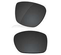 LenzReborn Polarized Lens Replacement for Arnette Fastball AN4202 Sunglass - Dark Black - Polarized