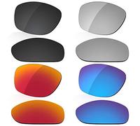 LenzReborn Polarized Lens Replacement for Arnette Hot Shot AN4182 Sunglass - Dark Black+Silver Grey+Fire Red+Ice Blue