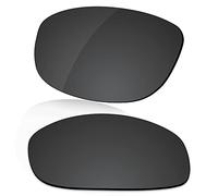 LenzReborn Polarized Lens Replacement for Bolle Anaconda 10338-64mm Sunglass - Dark Black - Polarized