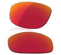 LenzReborn Polarized Lens Replacement for Bolle Anaconda 10338-64mm Sunglass - Fire Red - Polarized Mirrored