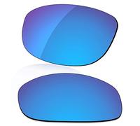 LenzReborn Polarized Lens Replacement for Bolle Anaconda 10338-64mm Sunglass - Ice Blue - Polarized Mirrored