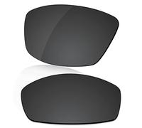 LenzReborn Polarized Lens Replacement for Bolle Python 11328-67mm Sunglass - Dark Black - Polarized