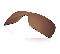 LenzReborn Polarized Lens Replacement for Oakley Batwolf OO9101 Sunglass - Rust Brown - Polarized