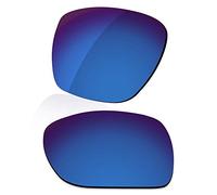 LenzReborn Polarized Lens Replacement for Oakley Catalyst Sunglasses - Navy Blue Mirrored - Wrap Around - Men's Sporty Sunglasses Lens