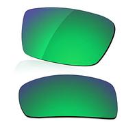 LenzReborn Polarized Lens Replacement for Oakley Crankshaft OO9239 Sunglass - Lawn Green - Polarized Mirrored
