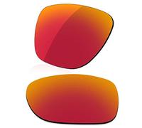 LenzReborn Polarized Lens Replacement for Oakley Crossrange XL OO9360 Sunglass - Fire Red - Polarized Mirrored