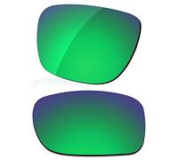 LenzReborn Polarized Lens Replacement for Oakley Double Edge OO9380 Sunglass - Lawn Green - Polarized Mirrored