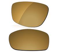 LenzReborn Polarized Lens Replacement for Oakley Fives Squared Sunglass - Umber Gold - Polarized Mirrored