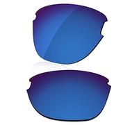 LenzReborn Polarized Lens Replacement for Oakley Frogskins Lite OO9374 Sunglass - Navy Blue - Polarized Mirrored