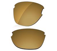 LenzReborn Polarized Lens Replacement for Oakley Frogskins Lite OO9374 Sunglass - Umber Gold - Polarized Mirrored
