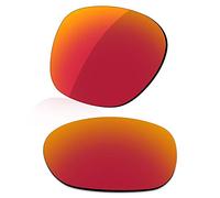 LenzReborn Polarized Lens Replacement for Oakley Garage Rock OO9175 Sunglass - Fire Red - Polarized Mirrored