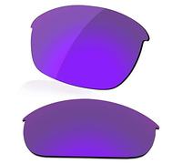 LenzReborn Polarized Lens Replacement for Oakley Half Jacket 2.0 OO9144 Sunglass - Grape Violet - Polarized Mirrored
