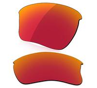 LenzReborn Polarized Lens Replacement for Oakley Half Jacket 2.0 XL OO9154 Sunglass - Fire Red - Polarized Mirrored
