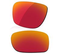 LenzReborn Polarized Lens Replacement for Oakley Holbrook OO9102 Sunglass - Fire Red - Polarized Mirrored