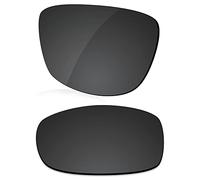 LenzReborn Polarized Lens Replacement for Oakley Jupiter Factory Lite OO4066 Sunglass - Dark Black - Polarized