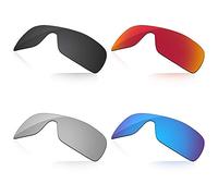 LenzReborn Polarized Lens Replacement for Oakley Offshoot OO9190 Sunglass - Dark Black+Silver Grey+Fire Red+Ice Blue