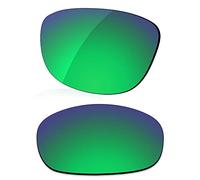 LenzReborn Polarized Lens Replacement for Oakley Pit Boss 2 Sunglass - Lawn Green - Polarized Mirrored