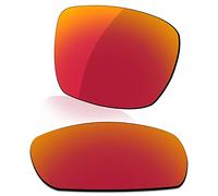 LenzReborn Polarized Lens Replacement for Oakley Tinfoil OO4083 Sunglass - Fire Red - Polarized Mirrored