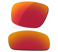 LenzReborn Polarized Lens Replacement for Oakley Valve New 2014 OO9236 Sunglass - Fire Red - Polarized Mirrored