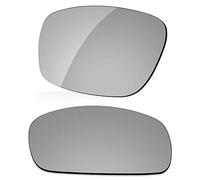 LenzReborn Polarized Lens Replacement for Oakley Valve New 2014 OO9236 Sunglass - Silver Grey - Polarized Mirrored