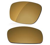 LenzReborn Polarized Lens Replacement for Oakley Valve New 2014 OO9236 Sunglass - Umber Gold - Polarized Mirrored
