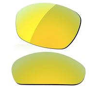 LenzReborn Polarized Lens Replacement for Oakley Whisker Sunglass - Golded Yellow - Polarized Mirrored