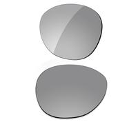 LenzReborn Polarized Lens Replacement for RayBan Jackie Ohh II RB4098 60mm Sunglass - Silver Grey - Polarized Mirrored
