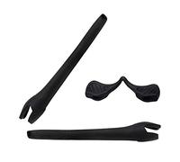 LenzReborn Replacement Earsocks Nosepieces Rubber Kits for Oakley Radar EV Path Sunglass - Black