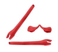 LenzReborn Replacement Earsocks Nosepieces Rubber Kits for Oakley Radar EV Path Sunglass - Red