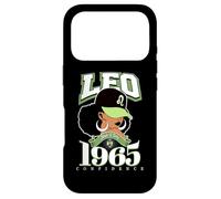 Leo 1965 Crowned Black Mom Afro Queen Legacy Case for iPhone 17 Pro