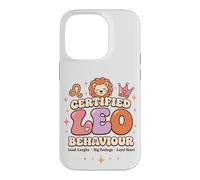 Leo 2026 Astrology Horoscope Trendy Summer Birthday Case for iPhone 14 Pro