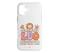Leo 2026 Astrology Horoscope Trendy Summer Birthday Case for iPhone 16 Plus