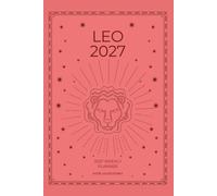 Leo 2027 Astro Diary with Predictions in B&W with Coral: 2027 Horoscope for Leo by Scribbled Fox