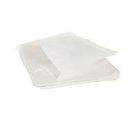 Leo 75 |8B8| White Greaseproof Paper Food Bags | 8" x 8" | Eco-Friendly | Biodegradable | Ideal for Snacks | Lunch Boxes | Bakeries | 100% Recyclable |