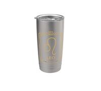 Leo Art Deco Zodiac Graphic Stainless Steel Insulated Tumbler