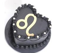 Leo Cake Toppers, Acrylic Gold Zodiac Sign Cake Topper, Big Leo Energy/Leo Season Cake Decor, July August Birthday Cake Decorations for Horoscope Astrology Birthday Party