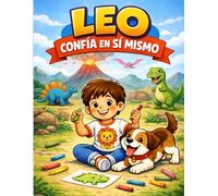 Leo confía en sí mismo: Cuento infantil ilustrado para colorear sobre autoestima, emociones y valentía