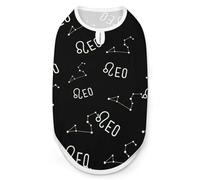 Leo Constellation Dog And Cat Clothes Pet Summer Sleeveless T Shirt Basic Vest S