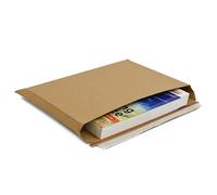 Leo Design 400gsm A4 Cardboard Envelopes | Pack of 30 Heavy Duty Mailers - Rigid Expandable Book Box for Royal Mail Large Letter, Peel & Seal