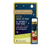 Crazy Rumors Leo (Fire Blend) Zodiac Soothing Lip Balm Stick for Dry Lips, 100% Natural and Vegan 4g