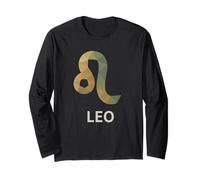 Leo Geometric Zodiac Art Long Sleeve T-Shirt