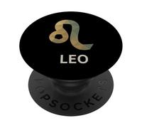 Leo Geometric Zodiac Art PopSockets Adhesive PopGrip