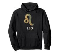 Leo Geometric Zodiac Art Pullover Hoodie