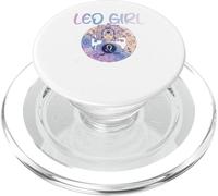 Leo Girl Zodiac Sign Astrology Birthday Horoscope Lover PopSockets PopGrip for MagSafe