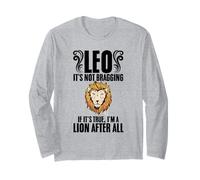 Leo I'm a Lion After All Zodiac Quotes for Astrologers Long Sleeve T-Shirt