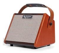 Leo Jaymz 15W Portable Guitar Amplifier with BT Connection, Rechargeable Battery, Tone Control, Headphone Jack, and Versatile Sound Customization for Practice and Performance