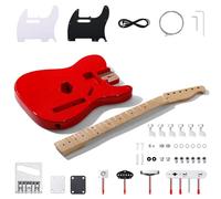 Leo Jaymz DIY TL Style Electric Guitar Kits,Spray-painted Mahogany Body,Maple Neck, including all Components