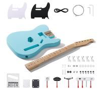 Leo Jaymz DIY TL Style Electric Guitar Kits,Spray-painted Mahogany Body,Maple Neck, including all Components